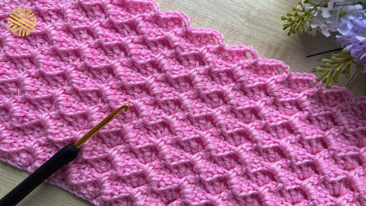 Spectacular Crochet Pattern! Unusual & Easy Crochet Stitch for Blanket, Bag, Scarf and Sweater