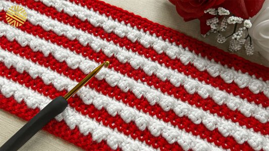 Easy Crochet Pattern for Beginners / Lovely Crochet Stitch for Baby Blanket, Scarf, Sweater & Bag