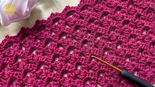 Amazing Crochet Pattern for Blankets and Bedspreads / Simple Crochet Stitch / Beginner Friendly