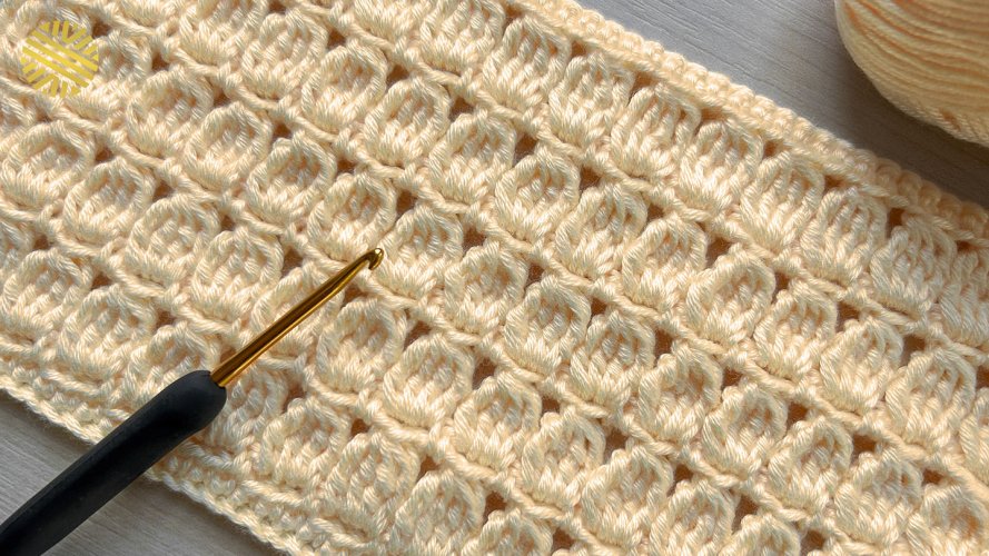 Unusual & Easy Crochet Pattern for Beginners! Super Cool Crochet Stitch ...