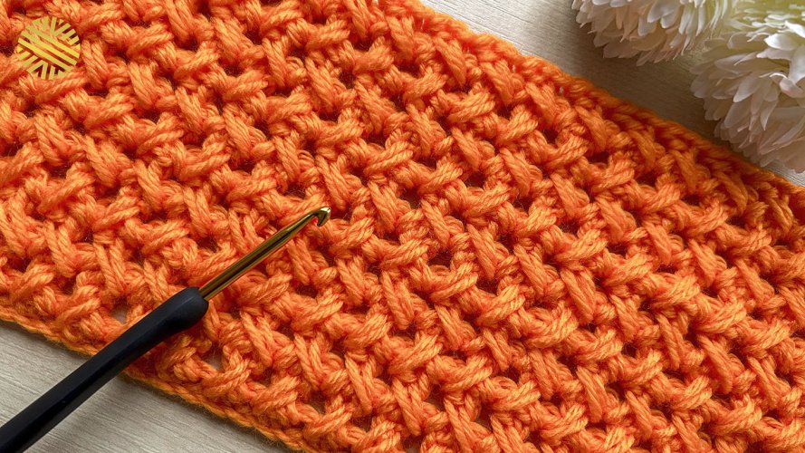 UNIQUE Crochet Pattern! Only 1 Row! Very Easy and Stitch