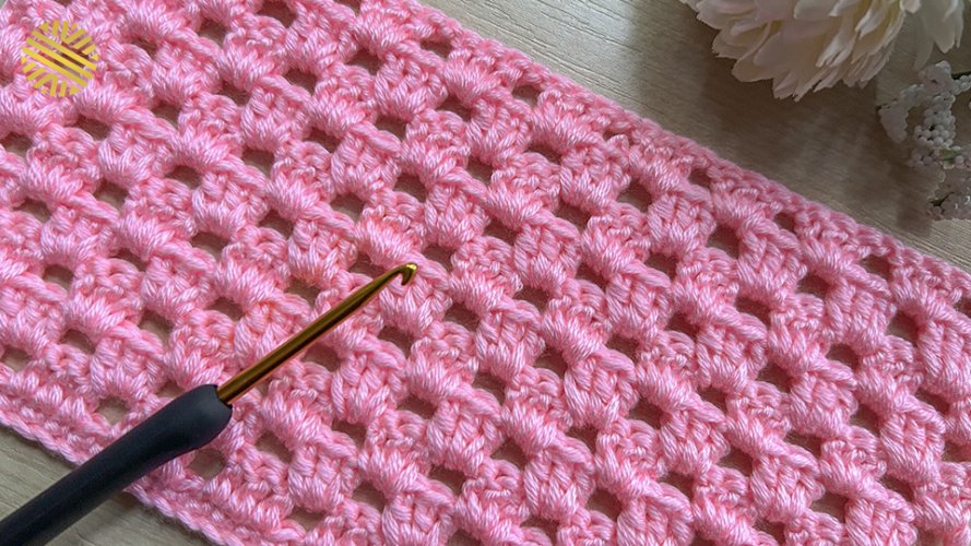 Cutest Baby Blanket Crochet Pattern! Super Easy and Fast Crochet Stitch