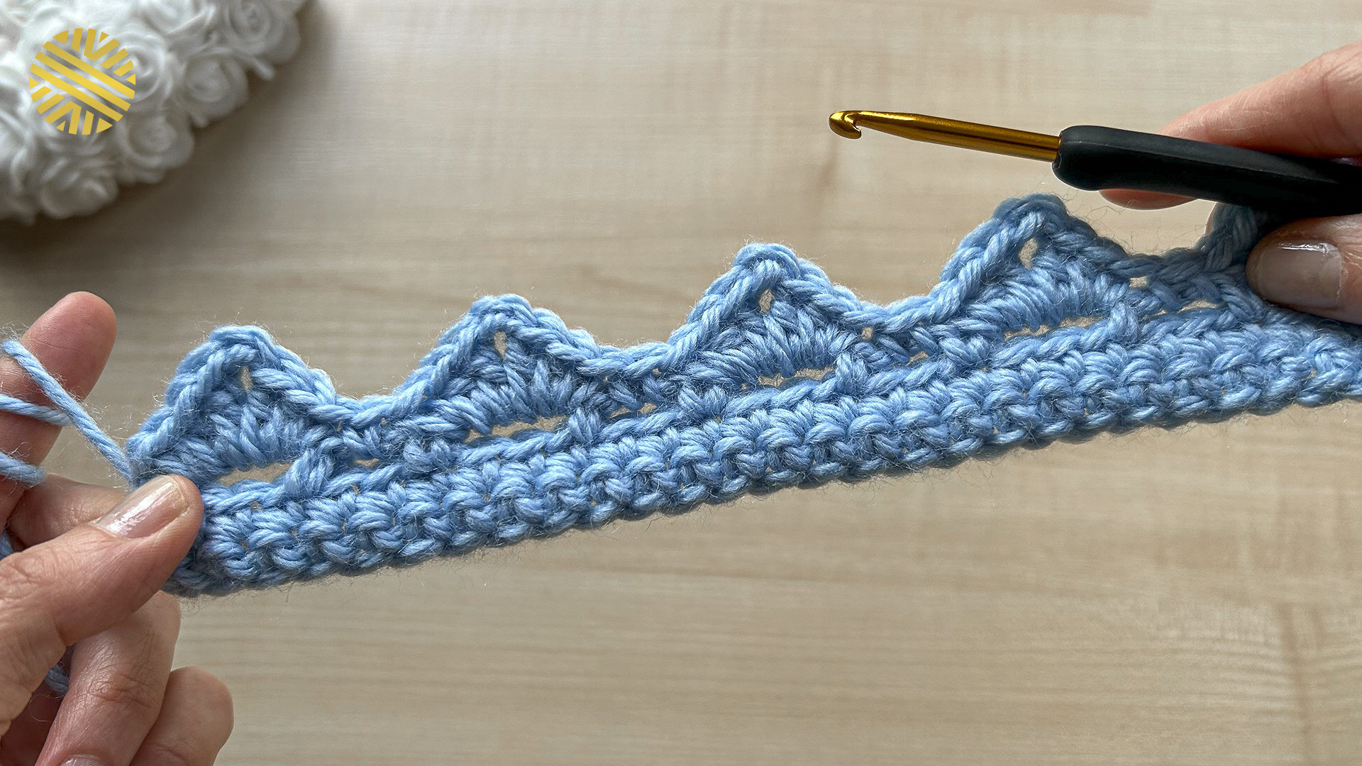 Super Easy Crochet Border for Beginners. Wonderful Crochet Edging