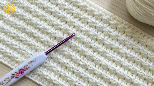 This Crochet Pattern for Beginners is a Masterwork! Super Easy Crochet Stitch for Blanket
