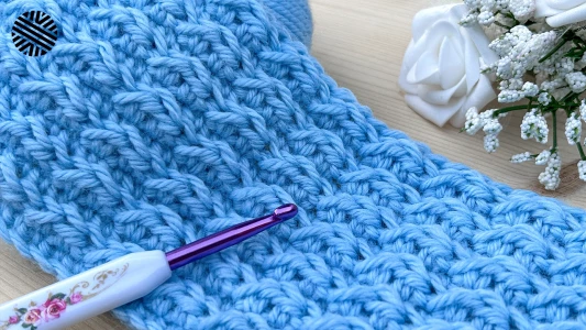 So Simple Crochet Pattern for Beginners. Very Nice Crochet Stitch for Blanket, Bag and Sweater
