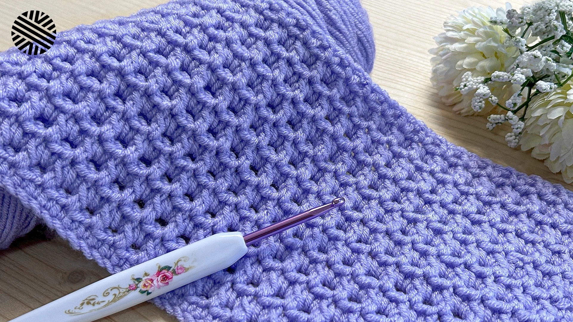 Pure & Simple Baby Blanket Crochet Kit