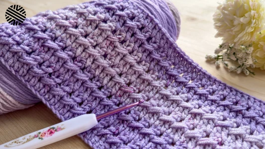 VERY EASY Crochet Pattern for Beginners. Lovely Crochet Stitch for Scarf, Blanket & Sweater