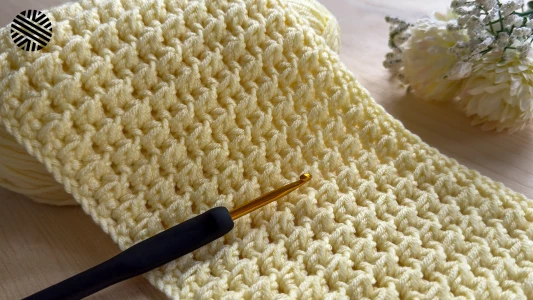 EASY & GORGEOUS Crochet Pattern for Beginners. PERFECT Crochet Stitch for Blanket, Scarf & Bag