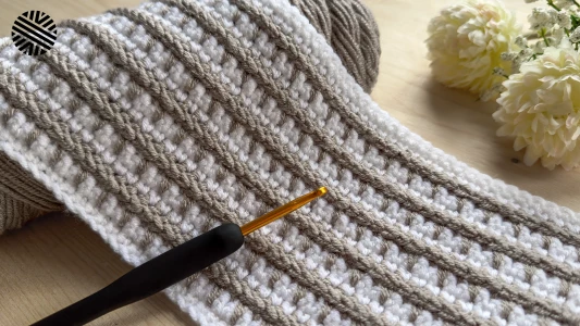Very Easy Crochet Pattern for Beginners. Unique Crochet Stitch for Blanket, Scarf & Bag