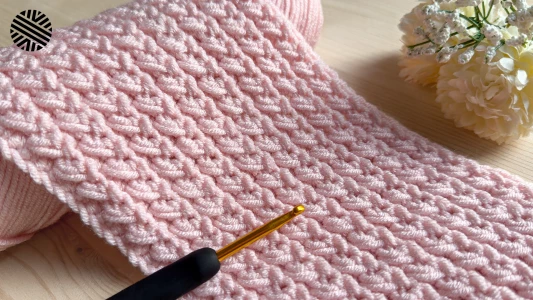 Super Easy Crochet Pattern for Beginners - GLAMOROUS Crochet Stitch for Blankets and Bags