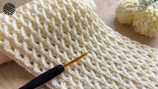 VERY EASY Crochet Pattern for Beginners - UNUSUAL Crochet Stitch for Baby Blanket, Sweater and Bag
