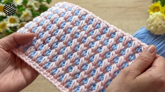 Very Easy Crochet Pattern for Beginners - BRAND NEW Stitch for Blanket & Scarf