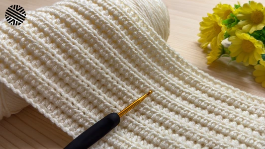 The MOST EASY & FAST Crochet Pattern for Beginners - WONDERFUL Crochet Stitch for Blanket & Scarf