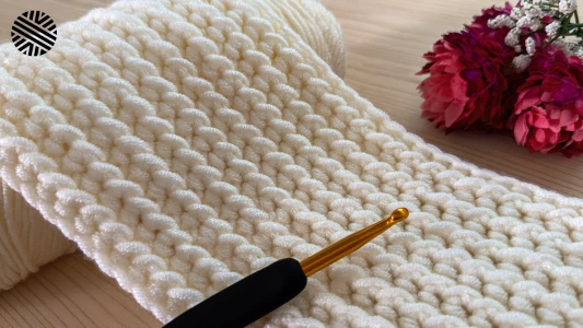 SUPER EASY & FAST Crochet Pattern for Beginners - SO PRETTY Crochet Stitch for Baby Blanket & Bag