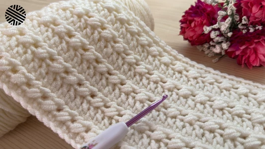 SUPER EASY & FAST Crochet Pattern for Beginners - Delicate Crochet Stitch for Baby Blanket