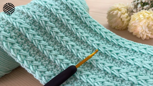 Very Easy Crochet Pattern for Beginners - UNIQUE Crochet Stitch for Bag, Baby Blanket and Scarf
