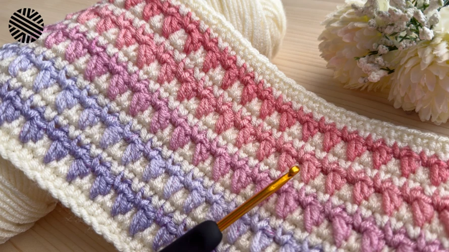 Very Easy & Unusual Crochet Pattern for Beginners - Crochet Stitch for ...