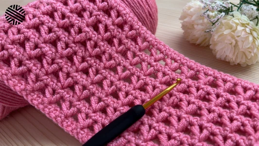 Very Easy Crochet Pattern for Beginners - Unusual Crochet Stitch for Baby Blanket, Bag & Sweater
