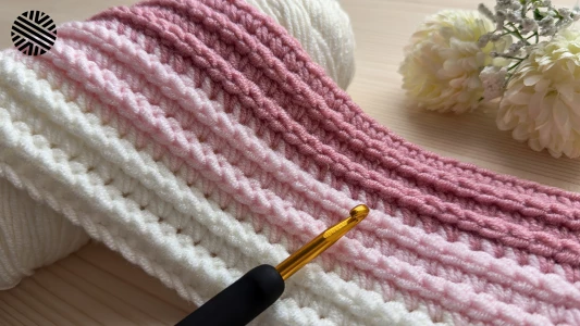 SUPER-DUPER EASY Crochet Pattern for Beginners - Crochet Stitch for Baby Blanket, Bag and Scarf
