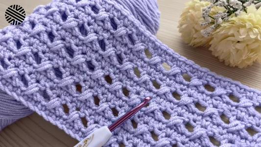 SUPER EASY Crochet Pattern for Beginners - NEW Crochet Stitch for Baby Blanket, Bag and Scarf