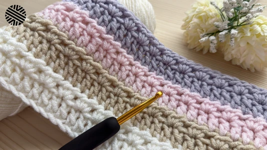 Super Easy & Fast Crochet Pattern for Beginners - Crochet Stitch for Baby Blanket, Bag and Scarf