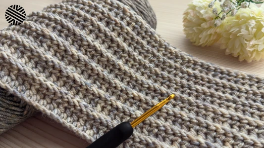 Super Easy, One Row Repeat & Double-Faced Crochet Pattern for Beginners - Crochet Stitch for Blanket, Scarf and Hat