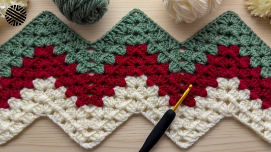 SUPER EASY Crochet Pattern for Beginners (1 Row Repeat) -  Lovely Crochet Stitch for Baby Blanket