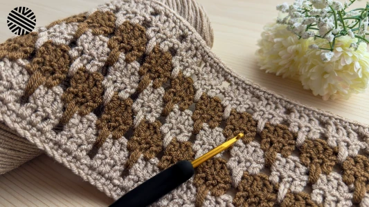 Very Easy Crochet Pattern for Beginners - Unusual Crochet Stitch for Blanket, Bag & Shawl