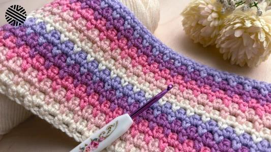 VERY EASY and UNUSUAL Crochet Pattern for Beginners - Crochet Stitch for Baby Blanket, Bag and Shawl