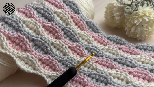 VERY EASY Crochet Pattern for Beginners - Beautiful Crochet Stitch for Baby Blanket, Sweater, Scarf and Bag