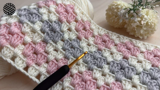 Very Easy Crochet Pattern for Beginners - Crochet Stitch for Baby Blanket, Bedspread, Shawl and Bag