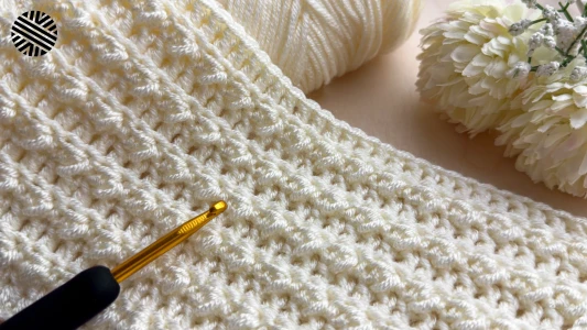 SUPER EASY and UNUSUAL Crochet Pattern for Beginners - Crochet Stitch for Blanket, Scarf and Bag
