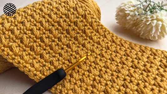 Super Easy Crochet Pattern for Beginners - Stunning Crochet Stitch for Blanket, Scarf, Cardigan and Bag