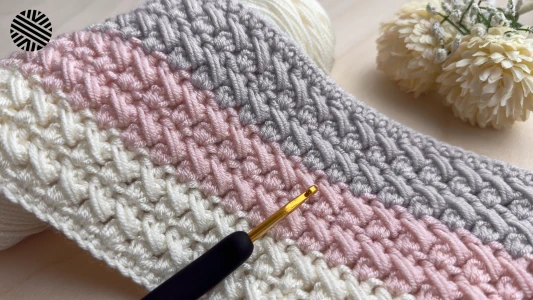 VERY EASY Crochet Pattern for Beginners - Crochet Stitch for Baby Blanket, Scarf and Bag