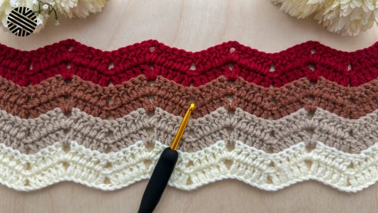 SUPER EASY and UNUSUAL Crochet Pattern for Beginners - Crochet Stitch for Baby Blanket, Bag and Shawl