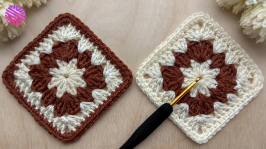 Crochet a SUPER EASY & LOVELY Granny Square for Beginners