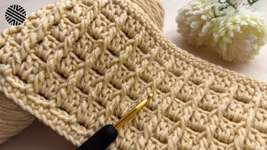 Crochet a VERY EASY & BEAUTIFUL Pattern for Beginners - Crochet Stitch for Blanket and Bag
