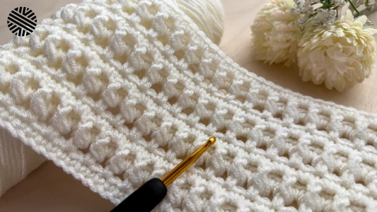 SUPER EASY and UNUSUAL Crochet Pattern for Beginners - Crochet Stitch for Baby Blanket. Sweater, Bedspread and Bag