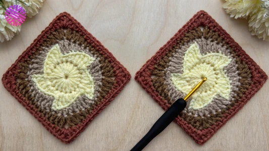 Crochet a VERY EASY and UNUSUAL Granny Square for Beginners