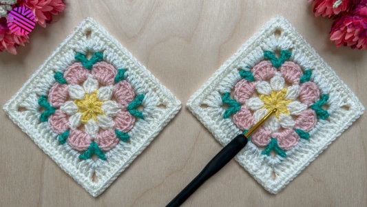 Crochet a VERY EASY Granny Square for Beginners