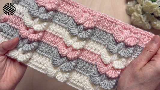 Beginners Can Do This Crochet Pattern Easily - Lovely Crochet Stitch for Baby Blanket & Bag