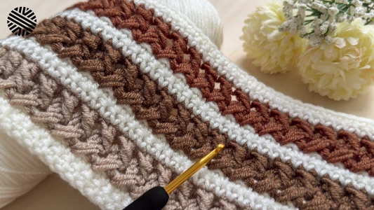 VERY EASY Crochet Pattern for Beginners - Crochet Stitch for Baby Blanket & Bag