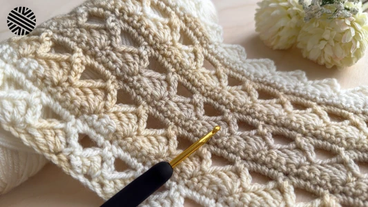 VERY EASY & HIGHLY UNUSUAL Crochet Pattern for Beginners - Crochet Stitch for Baby Blanket, Shawl and Bag