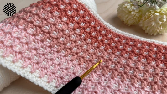SUPER EASY Mosaic Crochet Pattern for Beginners - Crochet Stitch for Baby Blanket, Bag, Scarf and Sweater