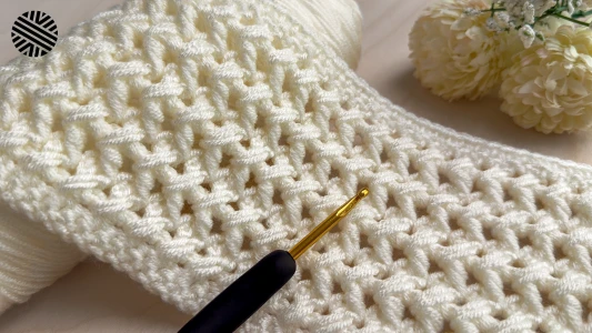 Very Easy & Unusual Crochet Pattern for Beginners - Crochet Stitch for Blanket, Scarf and Sweater