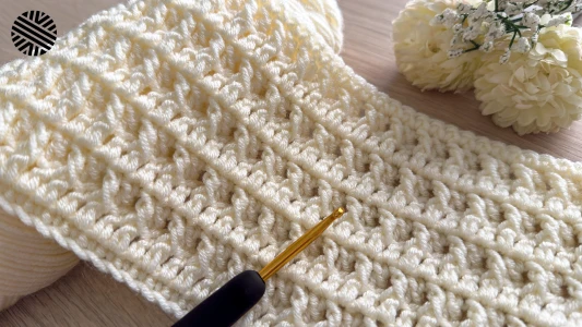 Super Easy Crochet Pattern for Beginners - Lovely Crochet Stitch for Baby Blanket, Bag, Bedspread and Scarf