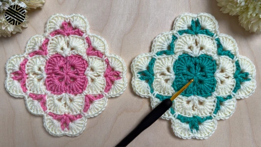 Crochet a Very Easy and Lovely Granny Square for Beginners
