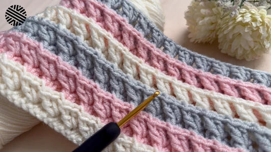 Crochet a Lovely and Super Easy One Row Repeat Baby Blanket Pattern for Beginners