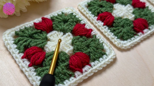 Super Easy & Unusual Granny Square Crochet Pattern for Beginners