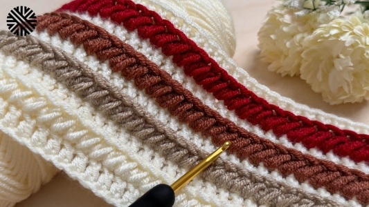 Very Easy Crochet Pattern for Beginners - Lovely Crochet Stitch for Blanket, Bag, Scarf, Sweater and Bedspread